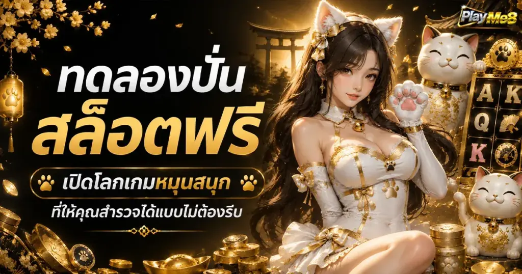 ทดลองปั่นสล็อตฟรี เปิดโลกเกมหมุนสนุกที่ให้คุณสำรวจได้แบบไม่ต้องรีบ
