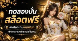 ทดลองปั่นสล็อตฟรี เปิดโลกเกมหมุนสนุกที่ให้คุณสำรวจได้แบบไม่ต้องรีบ