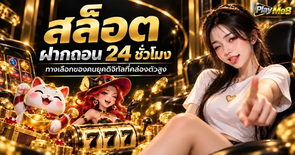 สล็อต ฝากถอน 24 ชั่วโมงทางเลือกของคนยุคดิจิทัลที่คล่องตัวสูง