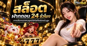 สล็อต ฝากถอน 24 ชั่วโมงทางเลือกของคนยุคดิจิทัลที่คล่องตัวสูง
