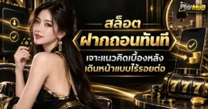 สล็อต ฝากถอนทันที เจาะแนวคิดเบื้องหลัง เดินหน้าแบบไร้รอยต่อ
